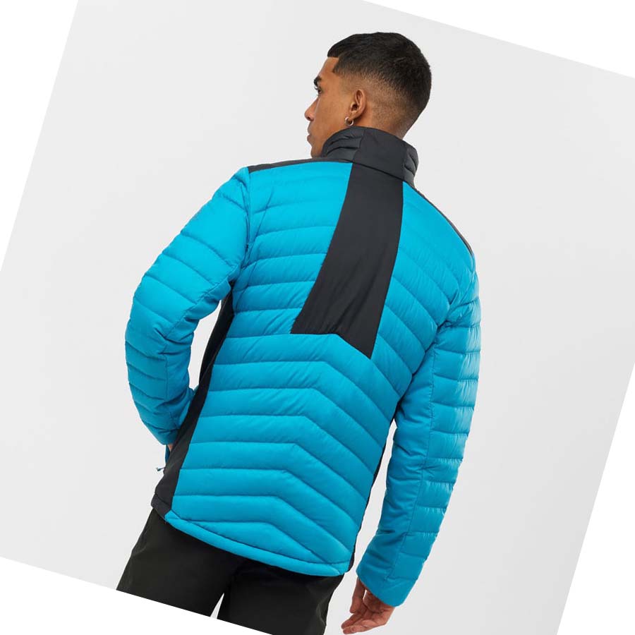 Salomon ESSENTIAL XWARM DOWN INSULATED Erkek Ceket Mavi | TR 3309DFM